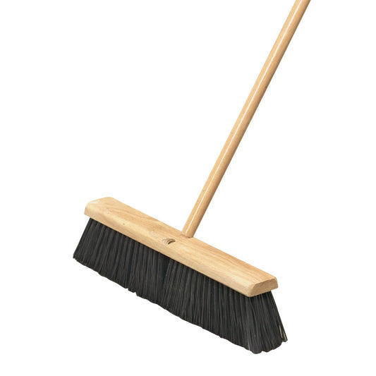 Do it Best 18 In. W. x 60 In. L. Wood Handle Garage Push Broom