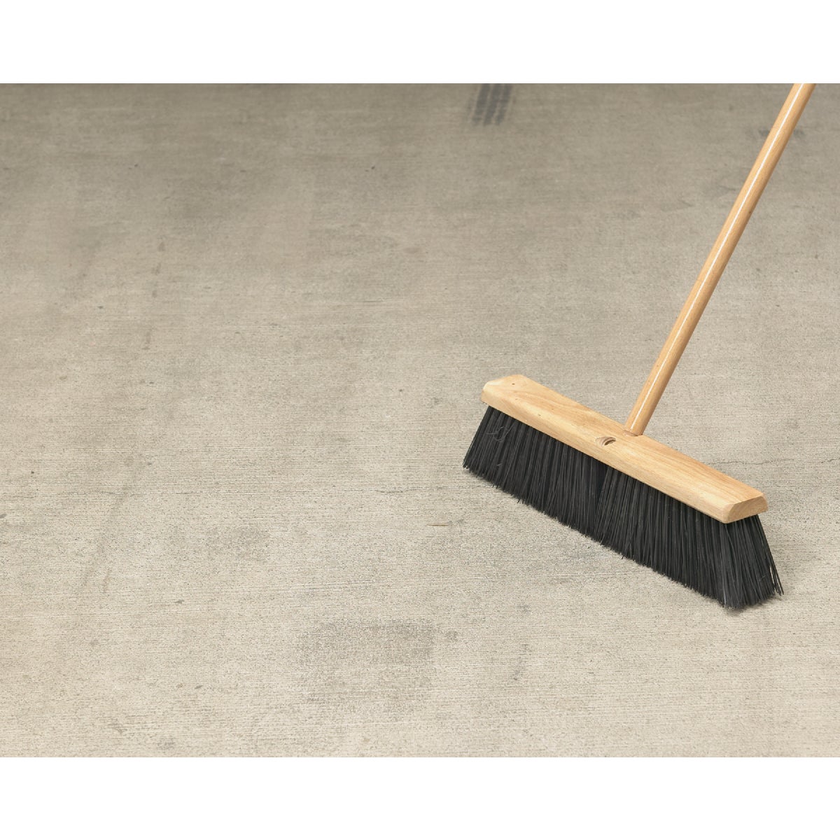 Do it Best 18 In. W. x 60 In. L. Wood Handle Garage Push Broom