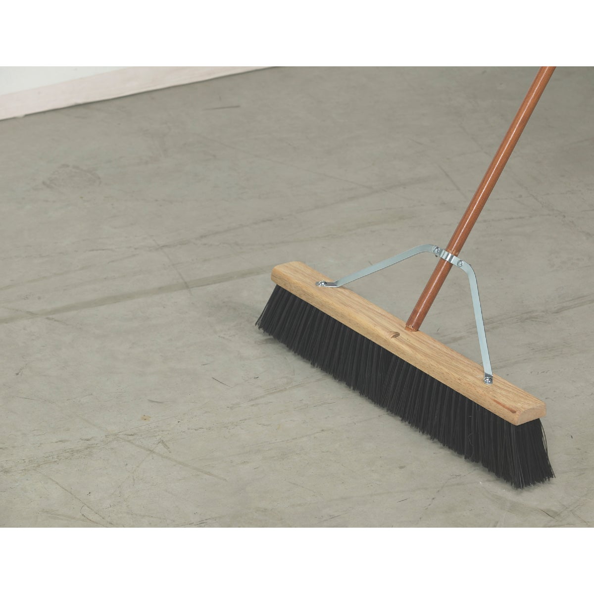 Do it Best 24 In. W. x 60 In. L. Wood Handle Garage Push Broom