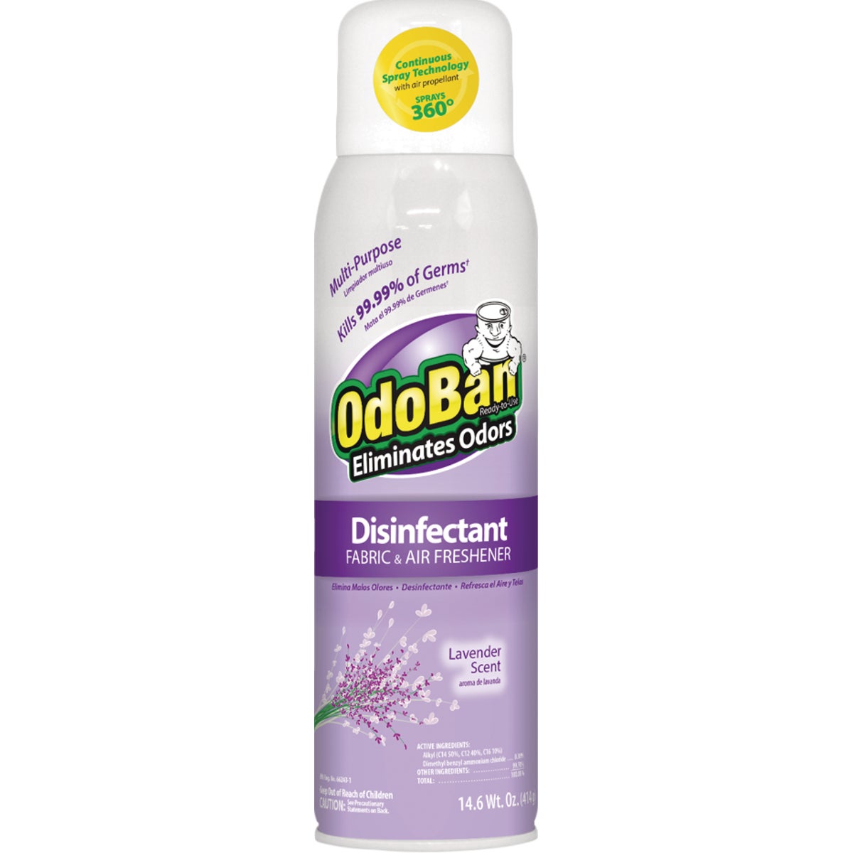 OdoBan 14 Oz. Lavender Fabric & Air Freshener