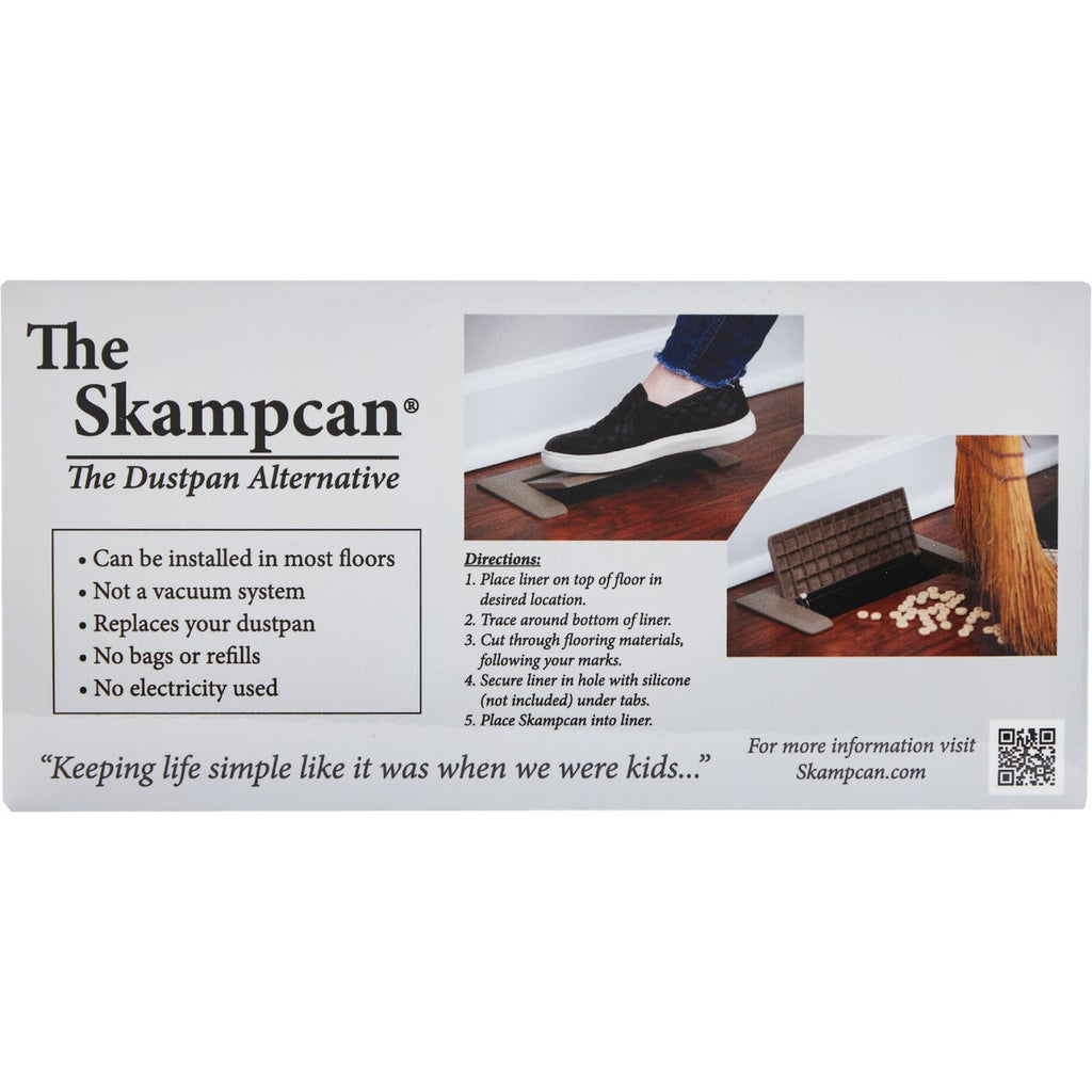 Skampcan 4 In. x 10 In. Brown Floor Register Containment System