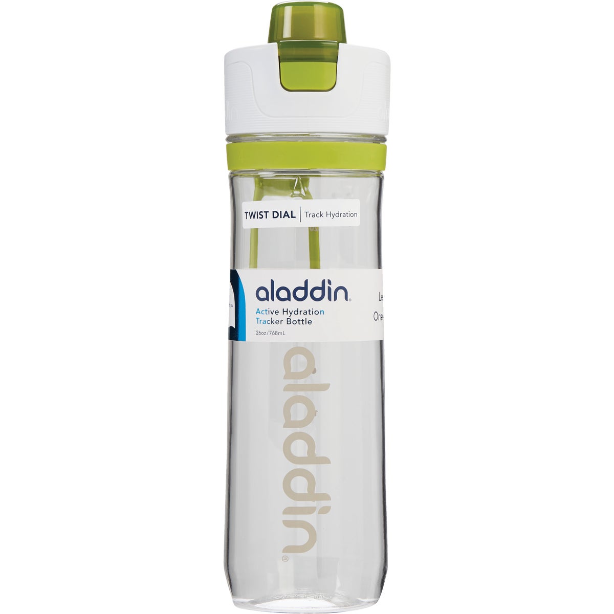 Aladdin Tritan 26 Oz. Moss Green Active Hydration Tracker Bottle