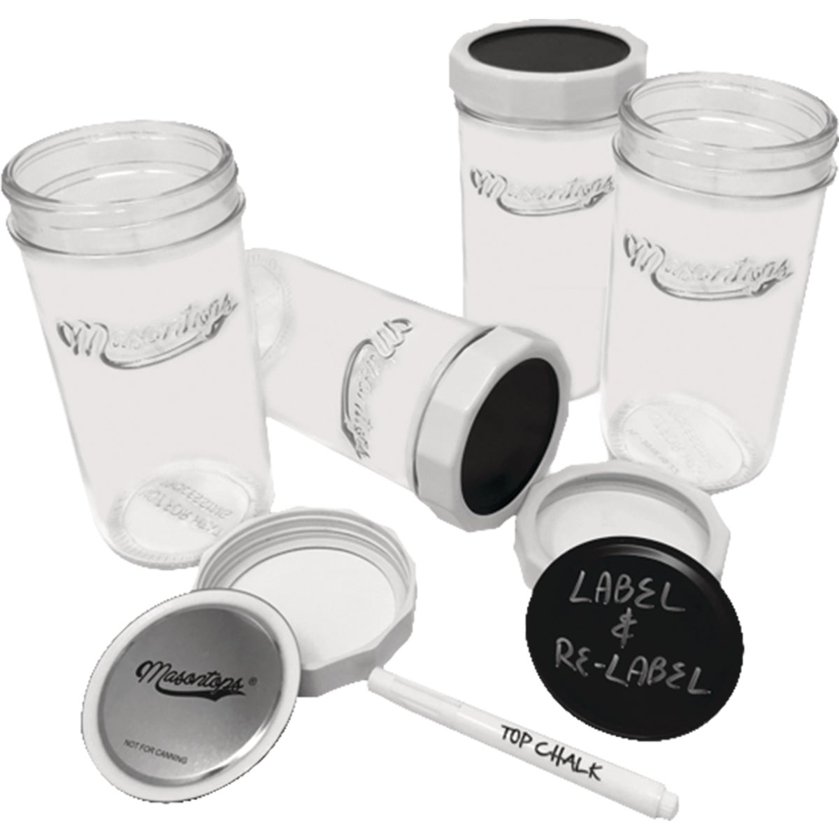 Masontops 24 Oz. All-Purpose Jar (4-Pack)
