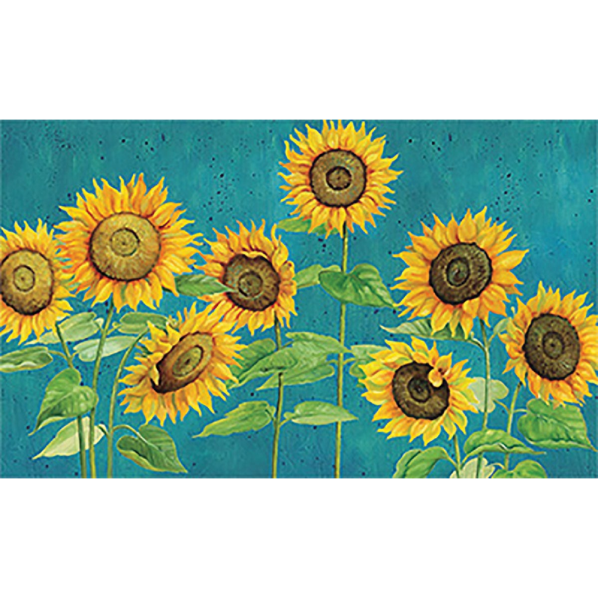 Mohawk Home 18 In. x 30 In. Sunshine Call Sunflowers Kitchen Anti-Fatigue Mat