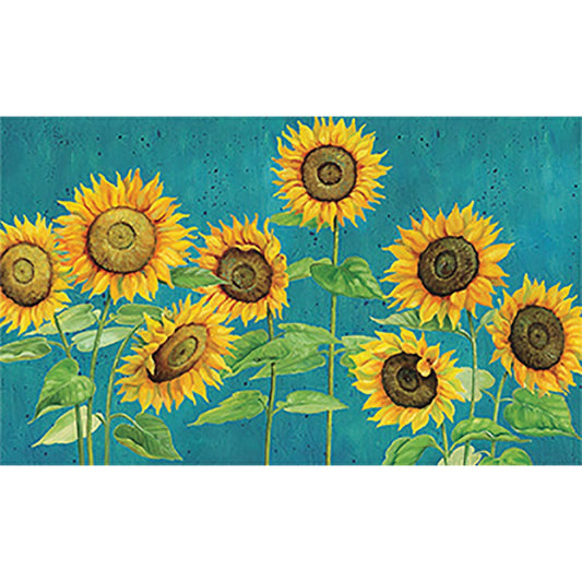 Mohawk Home 18 In. x 30 In. Sunshine Call Sunflowers Kitchen Anti-Fatigue Mat