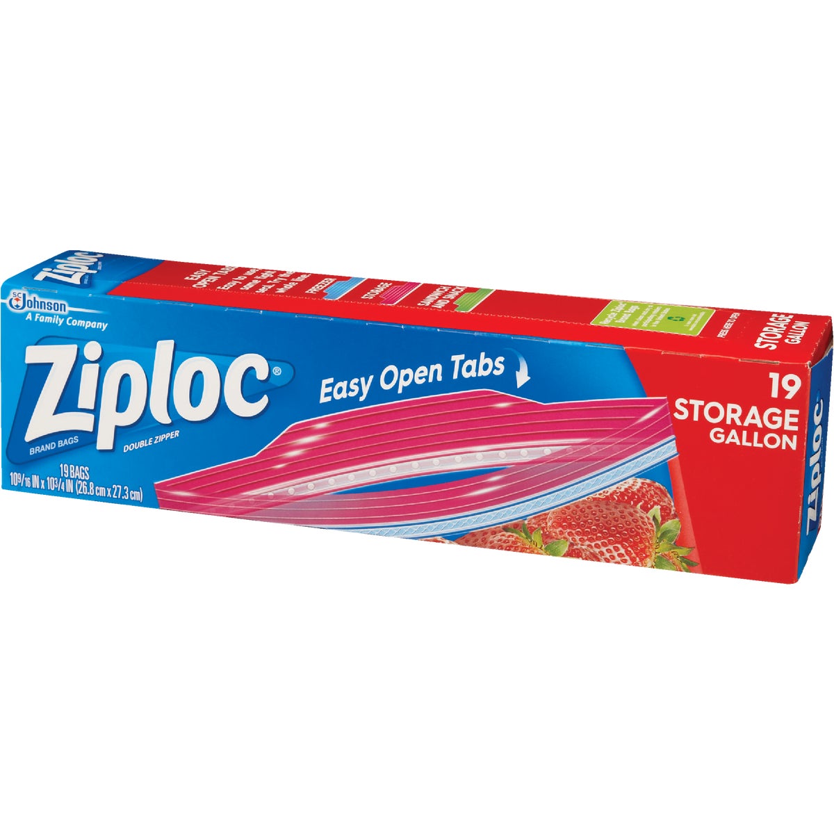 Ziploc 1Gal. Double Zipper Food Storage Bag (19-Count)