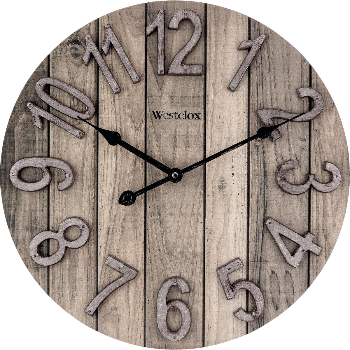 Westclox 15.5 In. Wood Grain Wall Clock