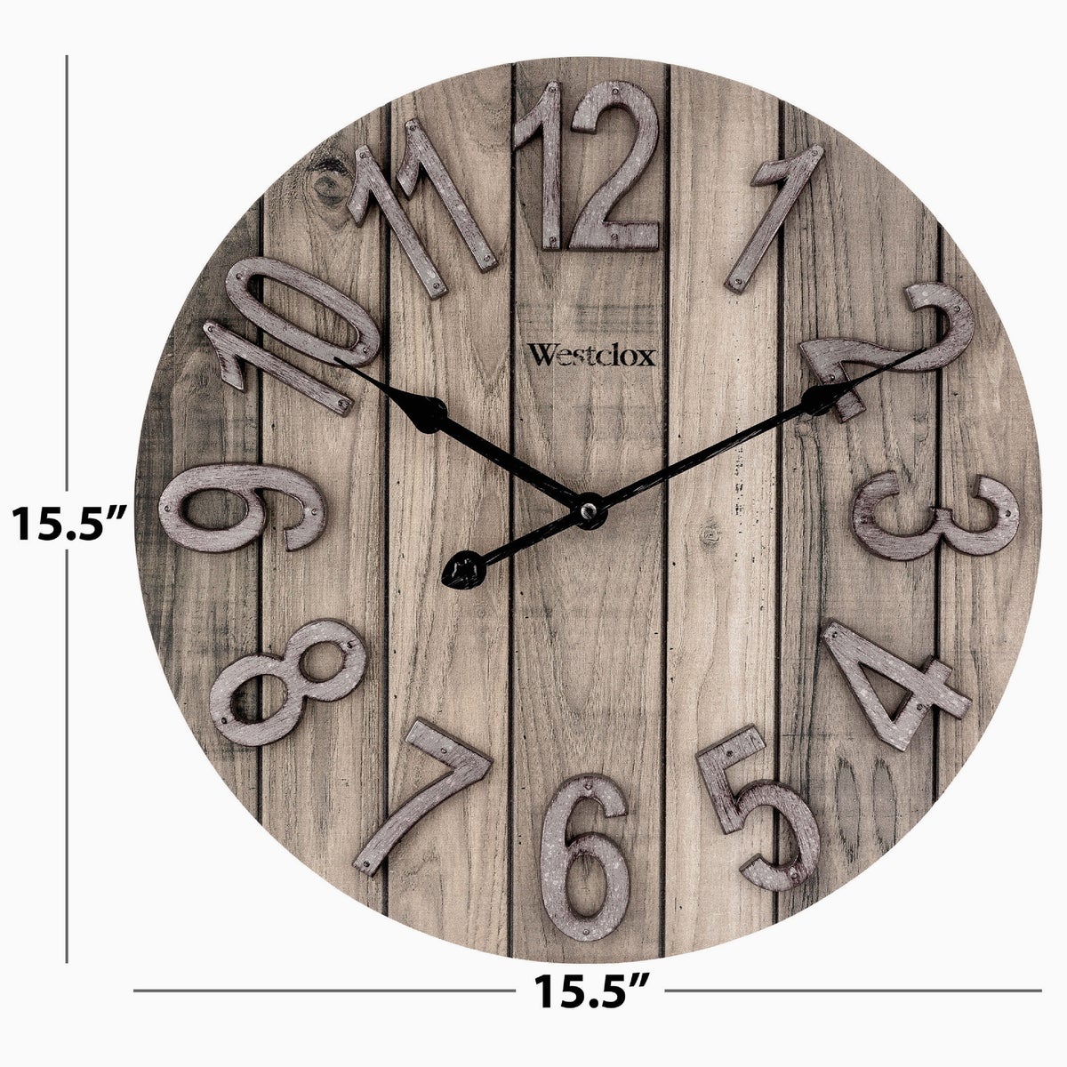 Westclox 15.5 In. Wood Grain Wall Clock