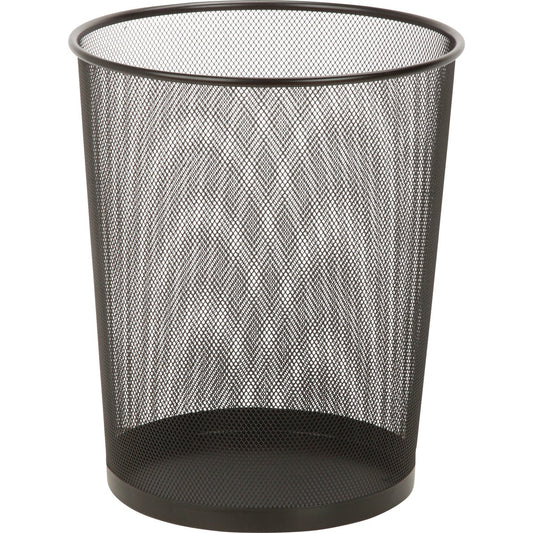 Honey Can Do 18 Liter Black Mesh Wastebasket