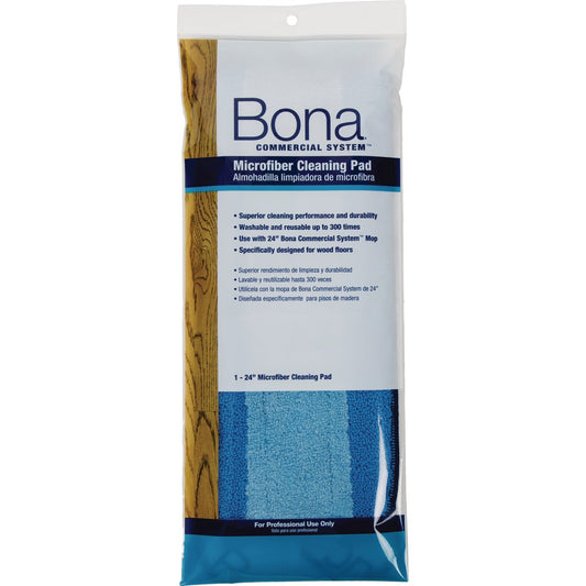 Bona Commercial System 24 In. Microfiber Cleaning Pad Mop Refill