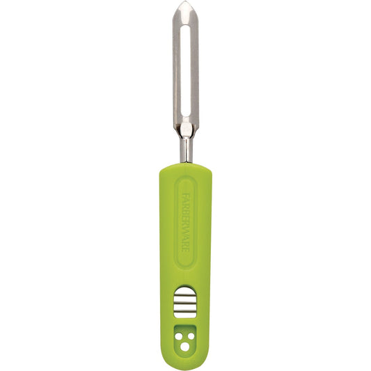 Farberware Classic Stainless Steel Peeler With Built-In Bean and Herb Slicer