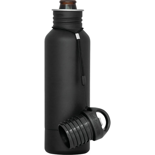 BottleKeeper 12 Oz. Black Insulated Drink Holder