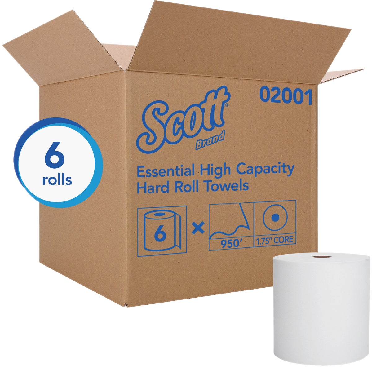 Scott Essential Hard Roll Paper Towel (6-Roll)