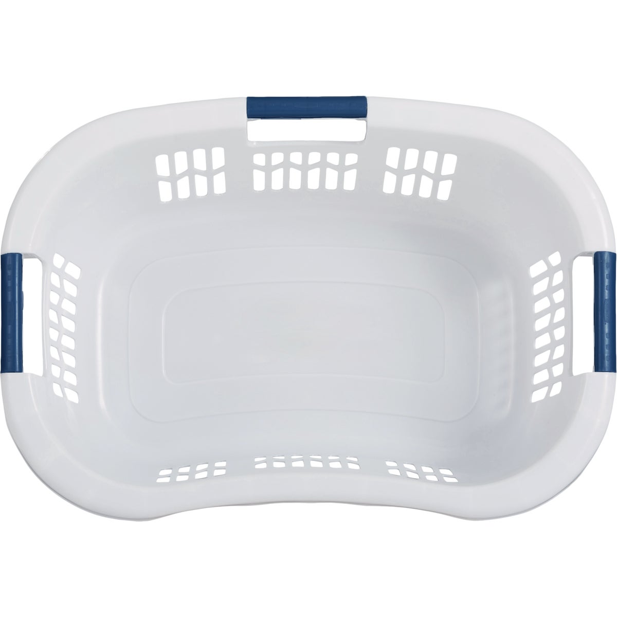 Rubbermaid 3-Handled White Laundry Basket