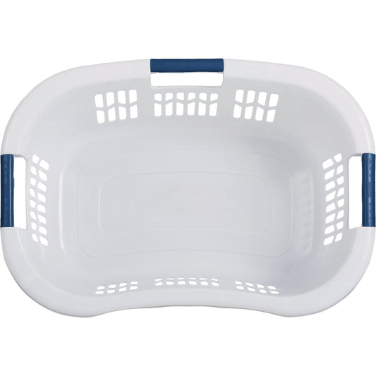 Rubbermaid 3-Handled White Laundry Basket