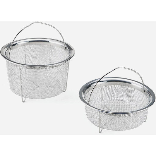 Instant Pot Stainless Steel Mesh Steamer Basket Set (2-Pack)