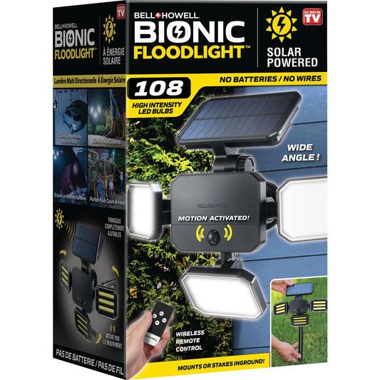 Bell+Howell Bionic Motion Activated Solar Floodlight