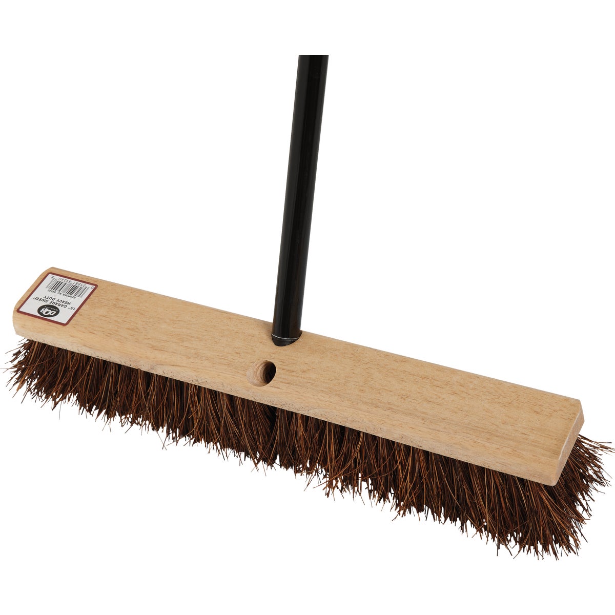 DQB 18 In. W. x 58 In. L. Metal Handle Garage & Patio Push Broom