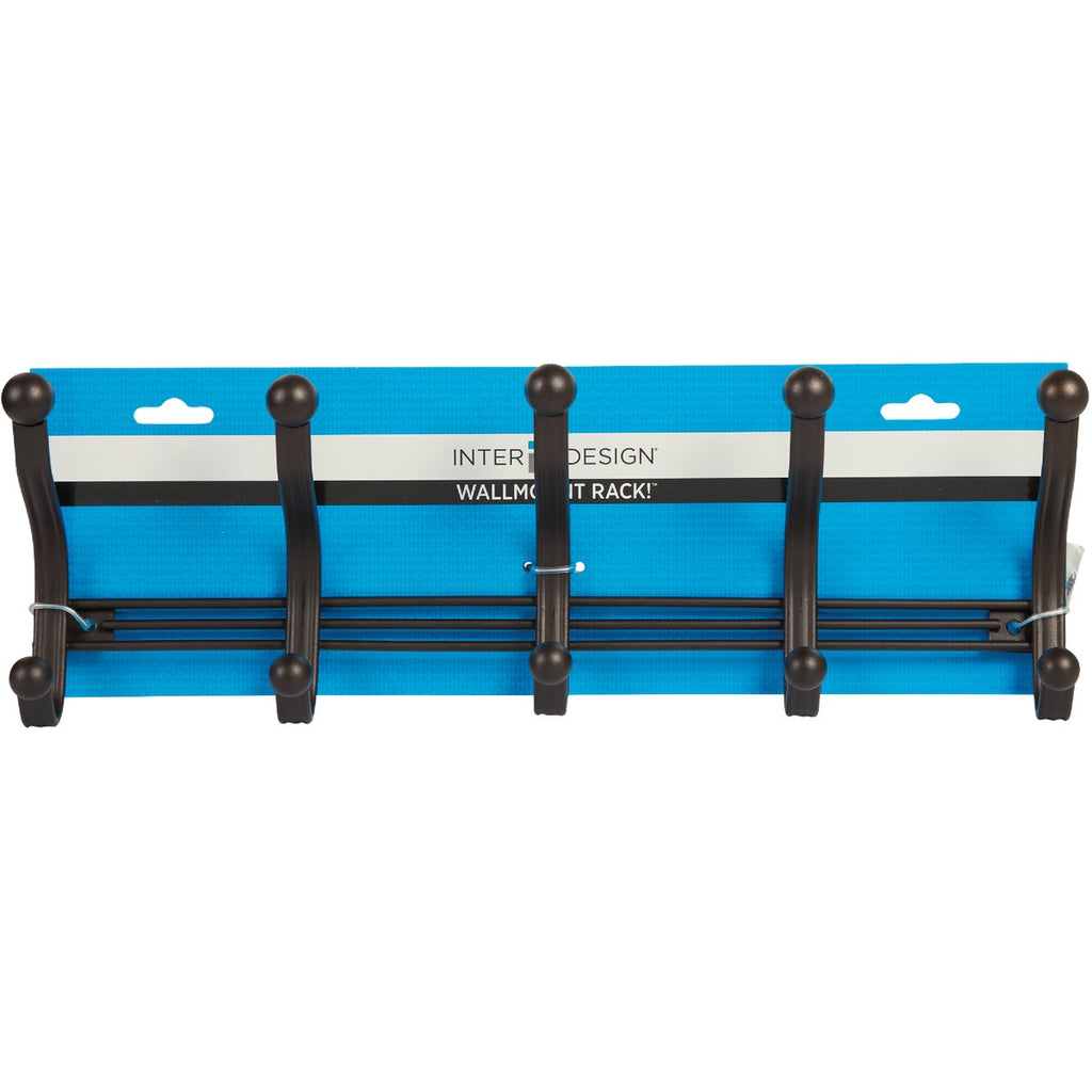 iDesign York Lyra Bronze 5-Hook Rack