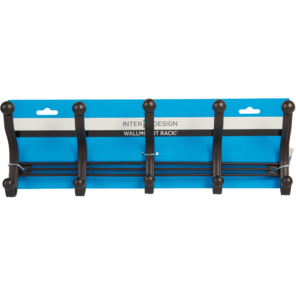 iDesign York Lyra Bronze 5-Hook Rack