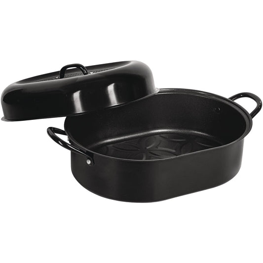 GraniteStone Diamond 19.5 In. Non-Stick Covered Roaster