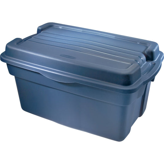 Rubbermaid Roughneck 28 Gal. Blue Hi-Top Storage Tote