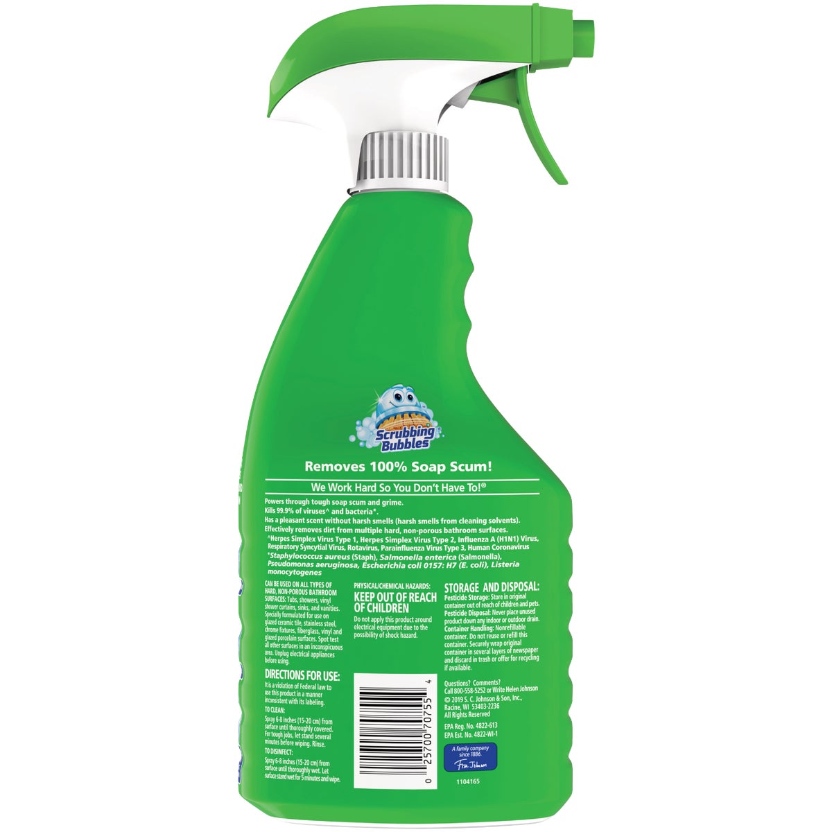 Scrubbing Bubbles 32 Oz. Citrus Disinfectant Bathroom Grime Fighter Cleaner