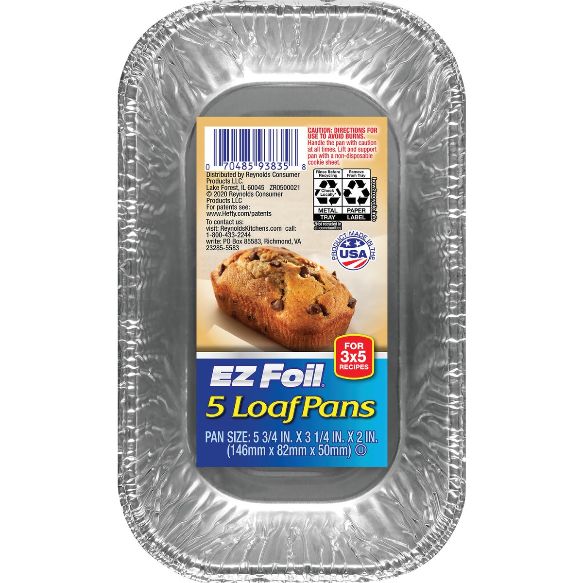 EZ Foil EZ Elegance Baby Loaf Pan (5-Count)