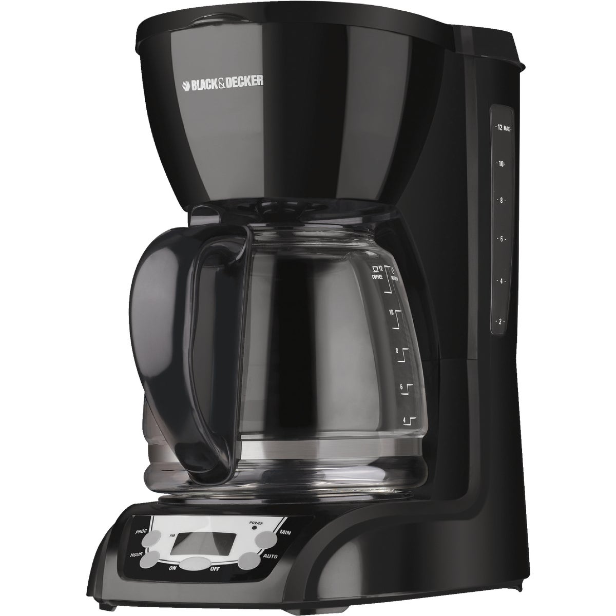 Black & Decker 12 Cup Programmable Black Coffee Maker