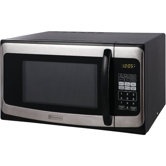 Perfect Aire 1.1 Cu. Ft. Black Countertop Microwave