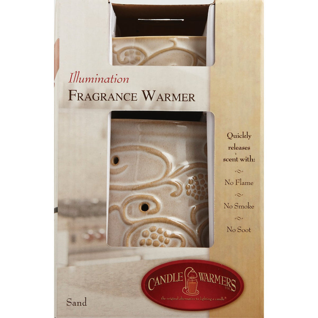 Candle Warmers White Ceramic Chai Illumination Fragrance Warmer