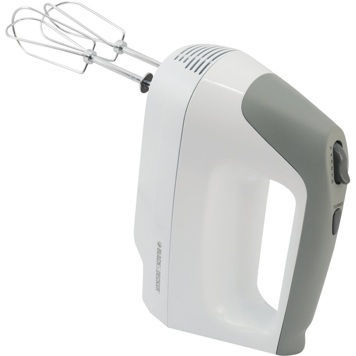 Black & Decker 5-Speed White Hand Mixer