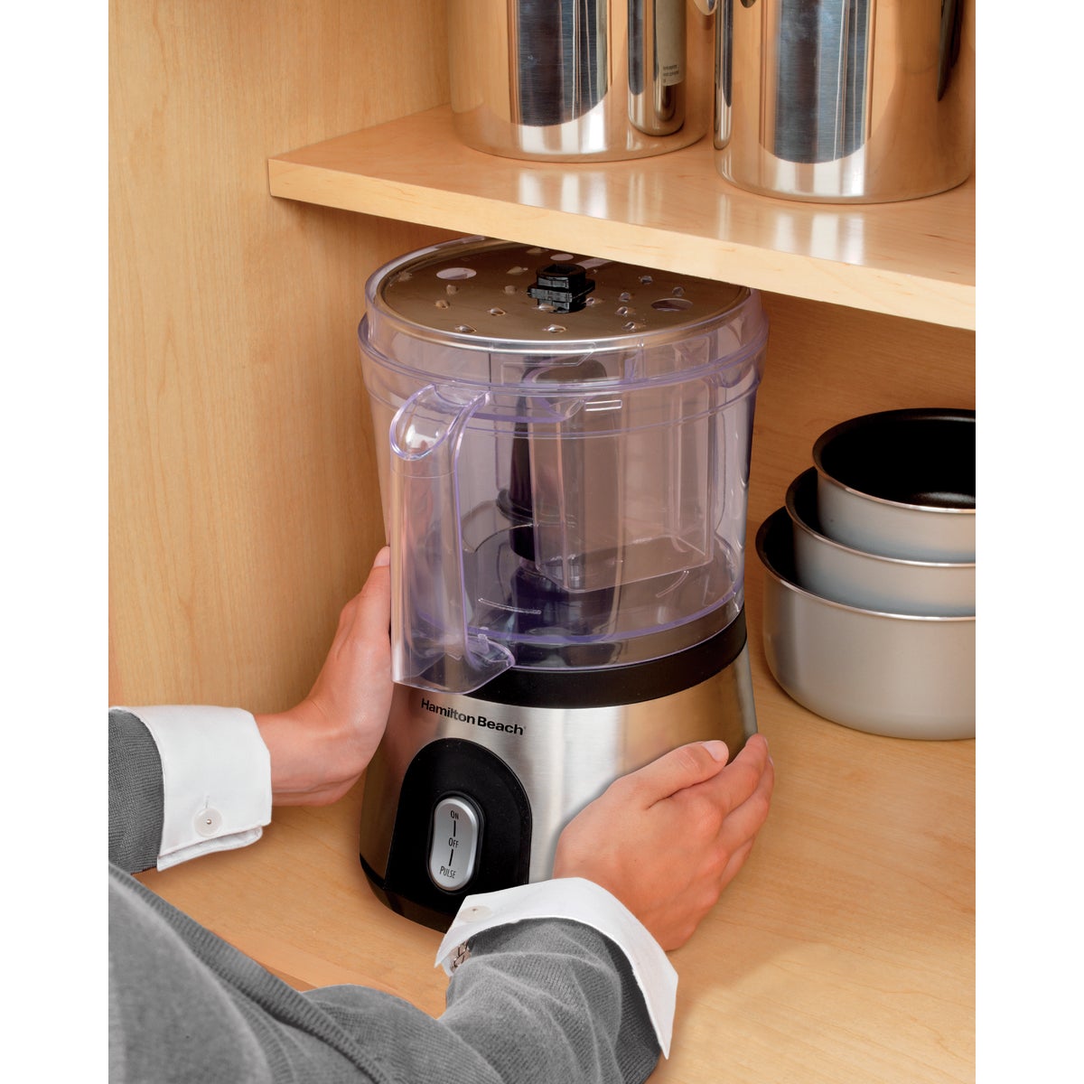 Hamilton Beach 10-Cup Stainless Steel Food Processor