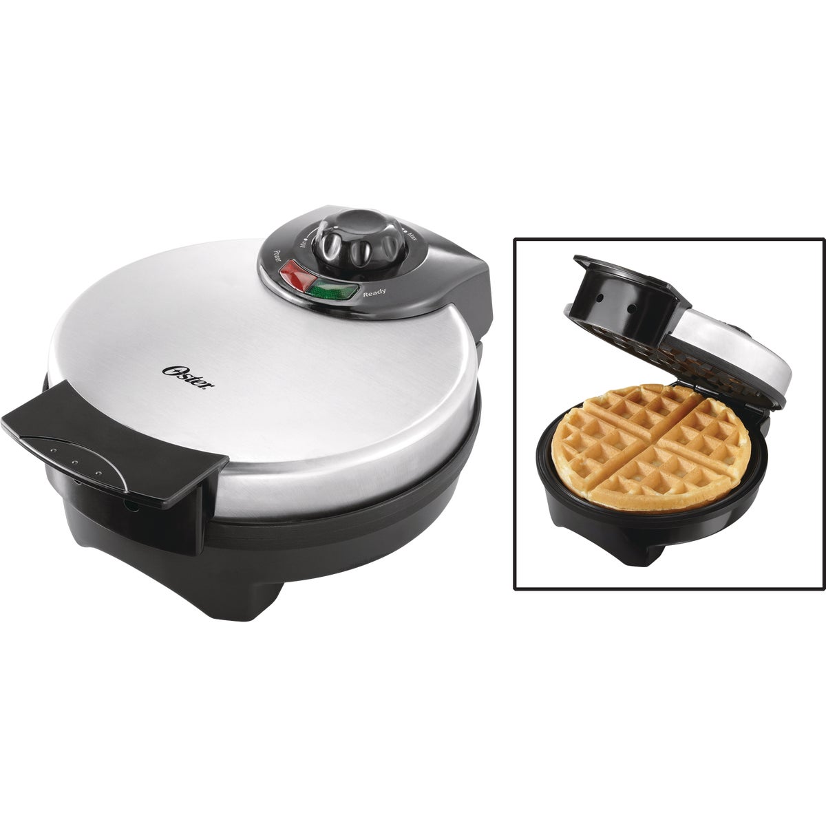 Oster 8 In. Dia. Belgian Waffle Maker