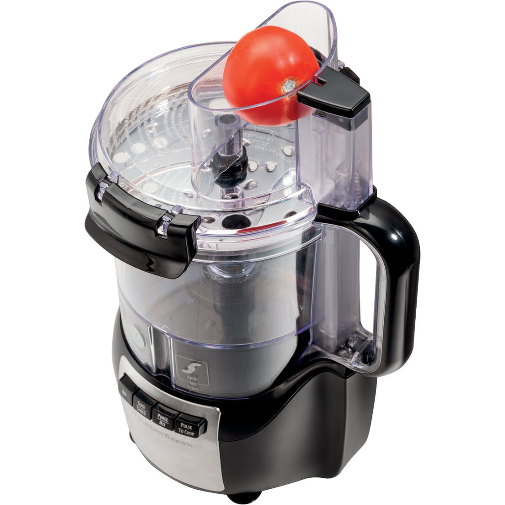 Hamilton Beach Stack & Snap 10-Cup Black Food Processor with Big Mouth