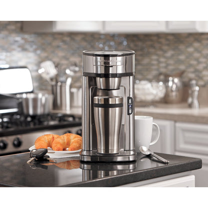 Hamilton Beach The Scoop Single Serve Stainless Steel Coffee Maker