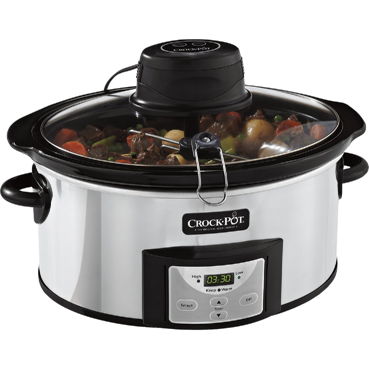 Crock-Pot iStir 6 Qt. Stainless Steel Slow Cooker