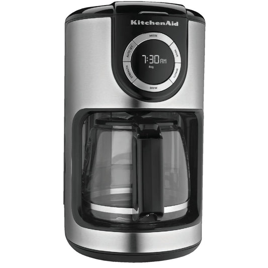 KitchenAid 12 Cup Programmable Silver Coffee Maker