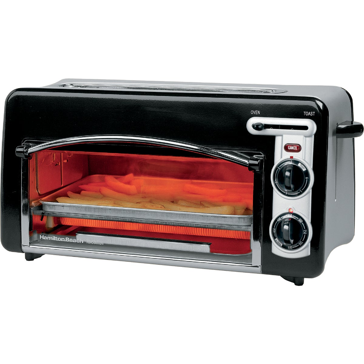 Hamilton Beach Toastation 2-Slice Black Toaster Oven