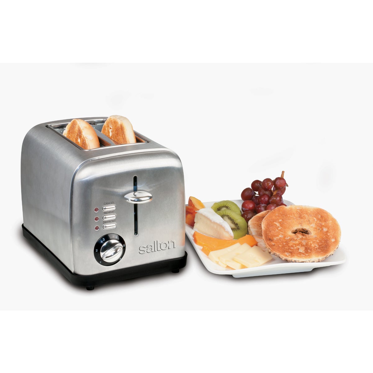 Salton 2-Slice Stainless Steel Toaster