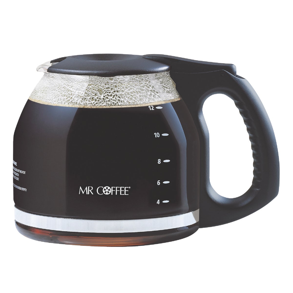 Mr. Coffee 12 Cup Replacement Black Coffee Decanter