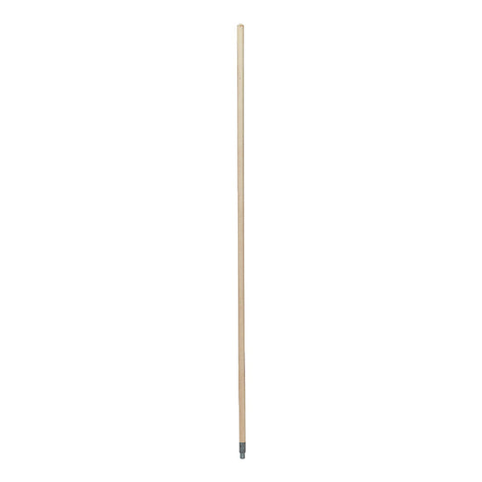 Waddell 60 In. Metal Threaded Wood Broom Handle