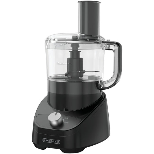 Black & Decker Quick 'N Easy 8-Cup Black Food Processor