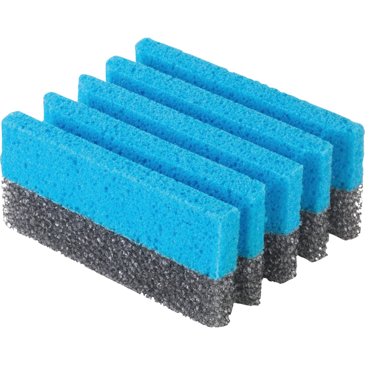 George Foreman 4 In. x 3.5 In. Blue Scrub Sponge (3-Count)