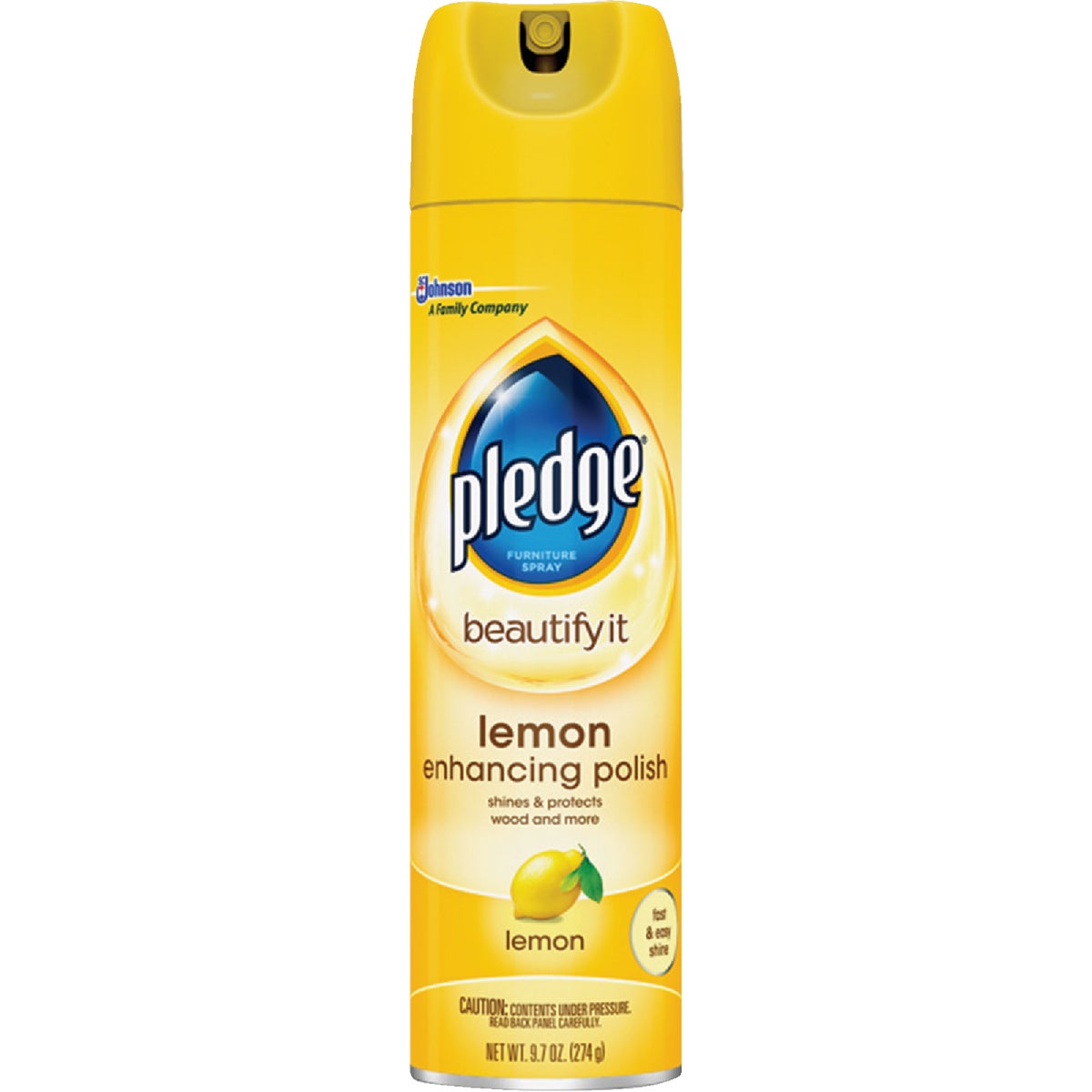 Pledge 9.7 Oz. Lemon Furniture Polish