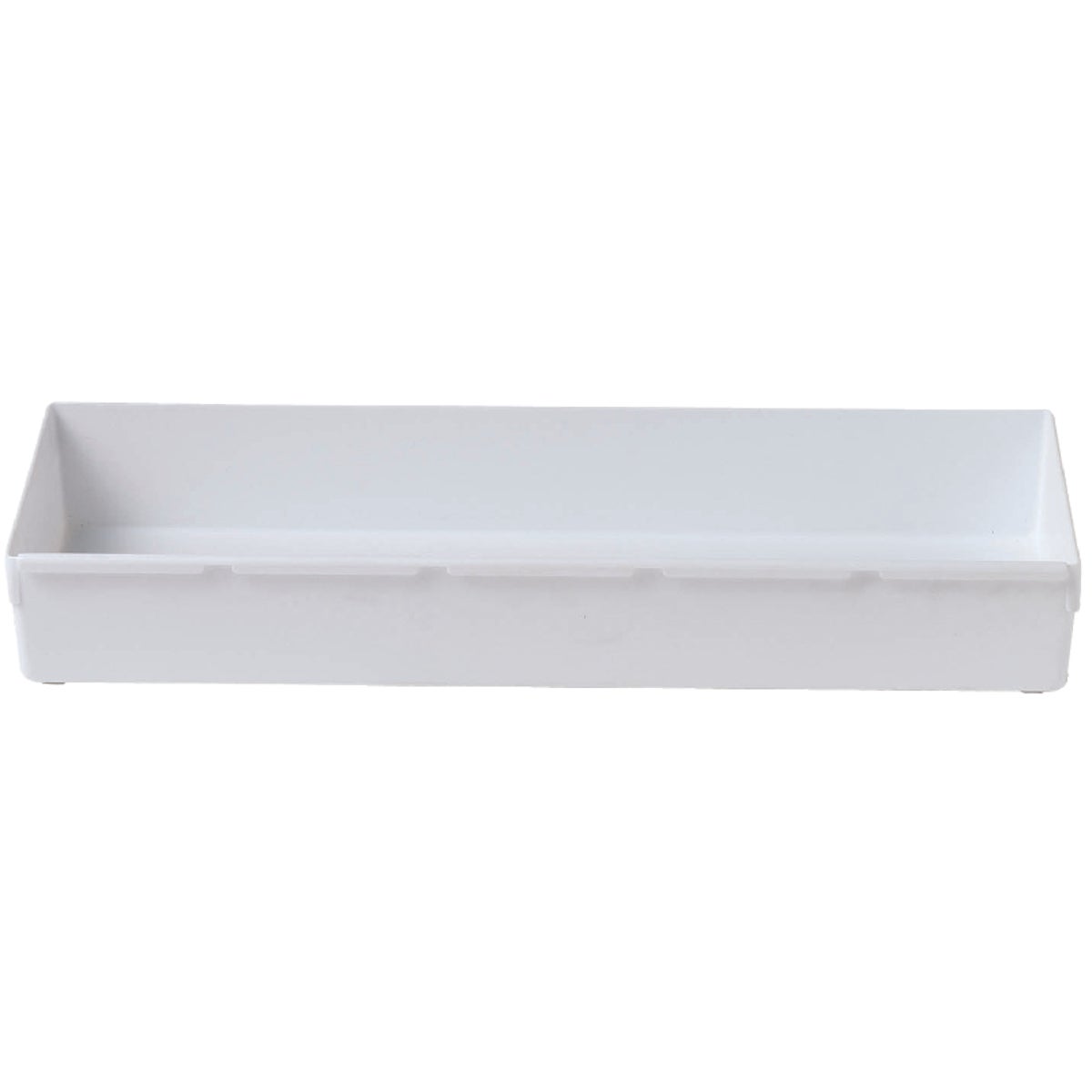 Rubbermaid 6 In. x 15 In. x 2 In. White Drawer Organizer Tray