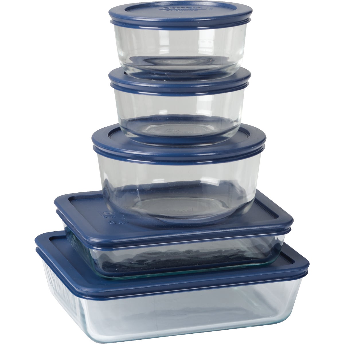 Pyrex Glass Storage Bakeware Set (10-Piece)