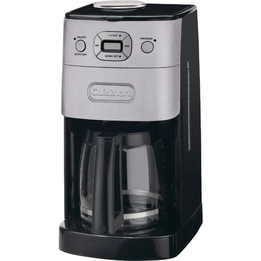 Cuisinart Grind & Brew 12 Cup Programmable Black Coffee Maker