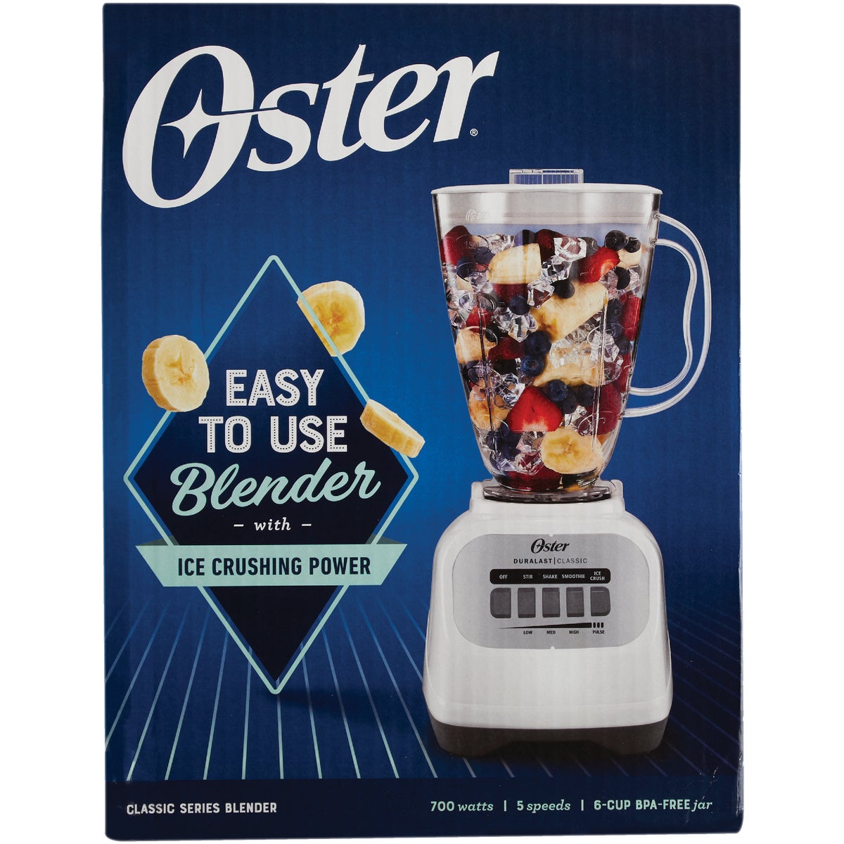 Oster 5-Speed White Blender