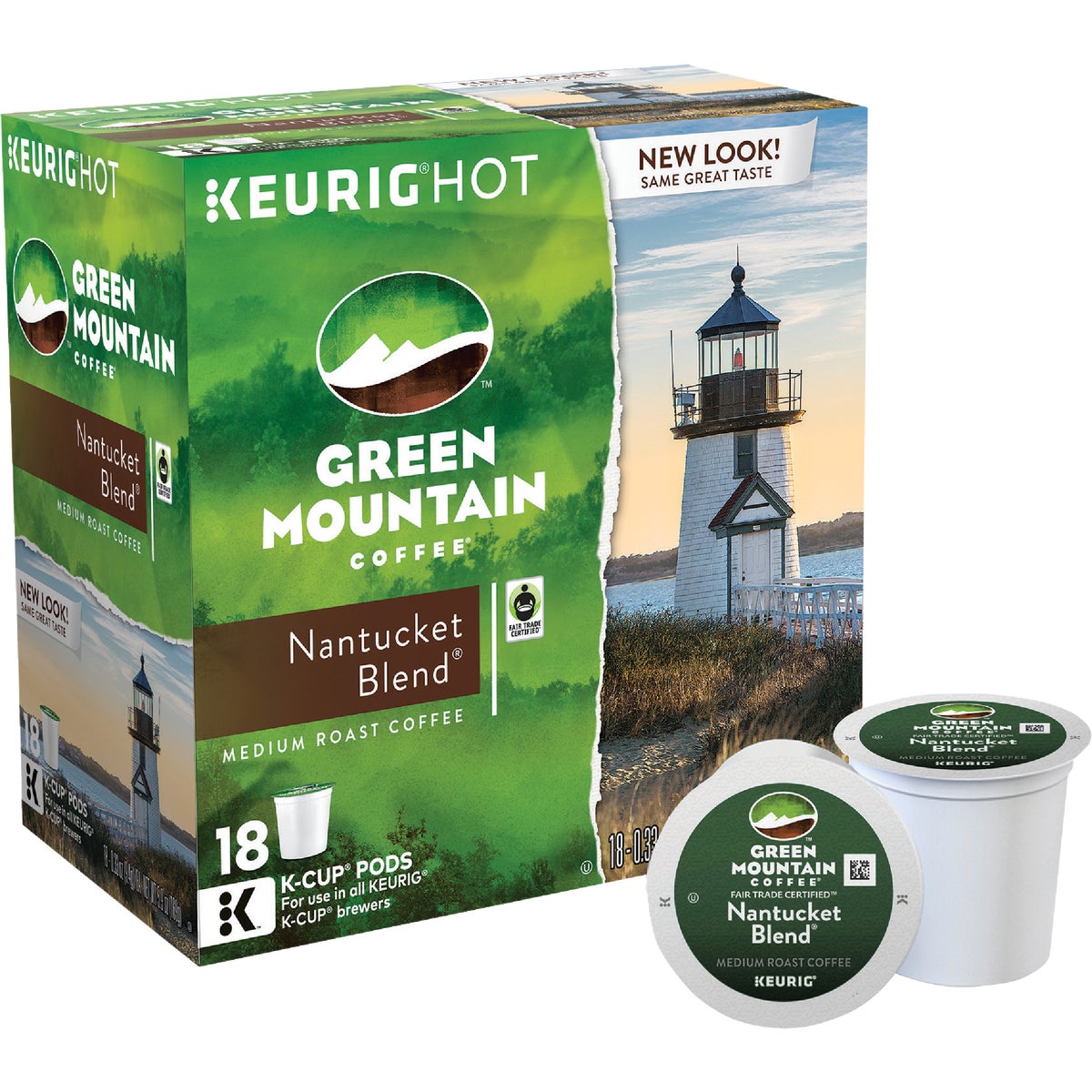 Keurig Green Mountain Natucket Full Hearty Coffee K-Cup (18-Pack)